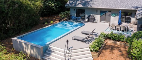 Aerial View of Pool Deck