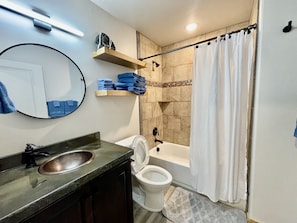 Full size tub and shower
