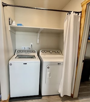 Full size washer and dryer