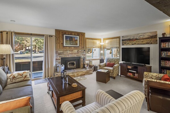 Living room with plenty of seating choices