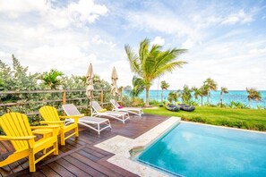 Wild Orchid's private ocean view pool.