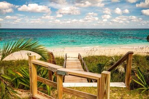 Steps to the beach.