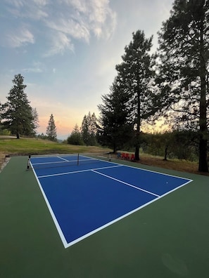 our pickleball court