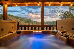 Escape to bliss: our hot tub is your ticket to relaxation