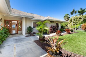 Beautifully landscaped entrance!