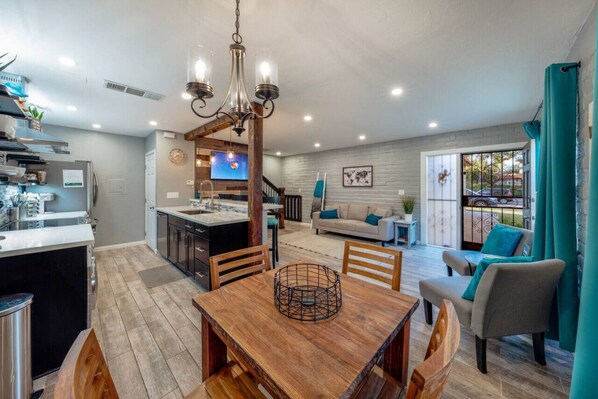 Open kitchen space