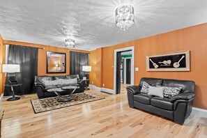 Make yourself at home in our stylish and comfy living room