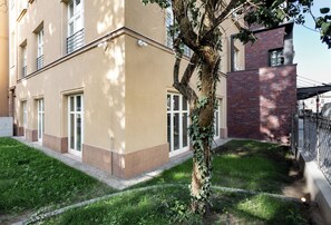 Blick von der Unterkunft