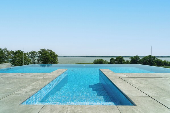 Pool auf dem Dach