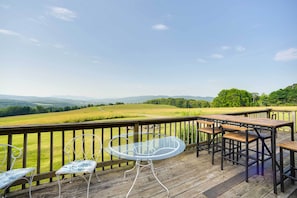 Furnished Deck | Outdoor Dining | Views