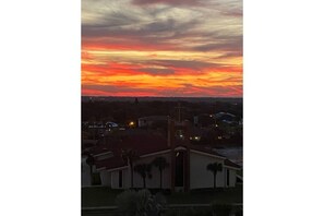 Sunset from the Back Balcony