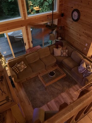 Living room loft view 