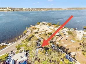 The house is located on lovely Tarpon Point with spectacular views of the River.