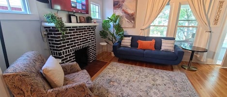 Family Room. Kick off your shoes and relax in this super comfy space.