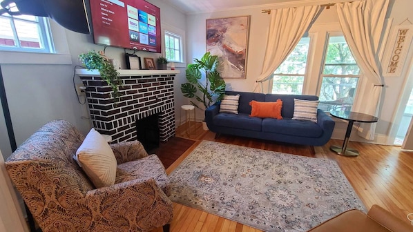 Family Room. Kick off your shoes and relax in this super comfy space.