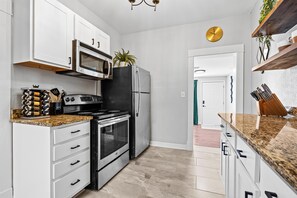 Remodeled fully stocked kitchen 