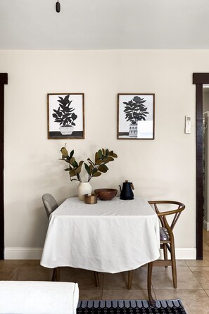 Dining table, seats 2