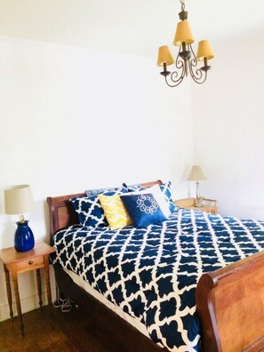Another view of the Bedroom with queen sleigh bed
