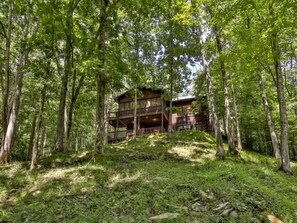 House view from creek