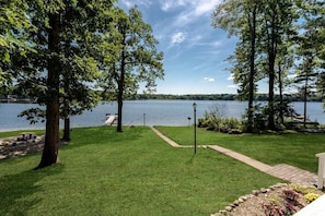 View of the lake from the front deck