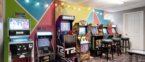 Some of our many Arcades available for free play during your stay with us!