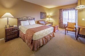 Get a peaceful night sleep in our cozy bedroom.