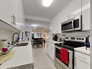 Kitchen and dining room