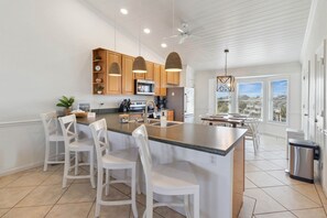 Kitchen stocked with all you need