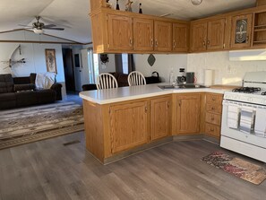 Kitchen/Living Room View