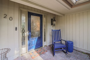 Welcome home: where the blue door opens to unforgettable moments and memories.