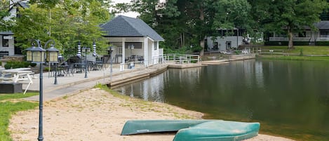 Take a canoe out and enjoy the water.