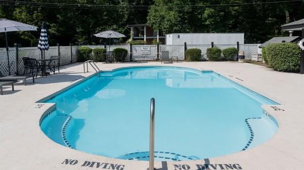 Summertime vibes! Enjoy the community pool.