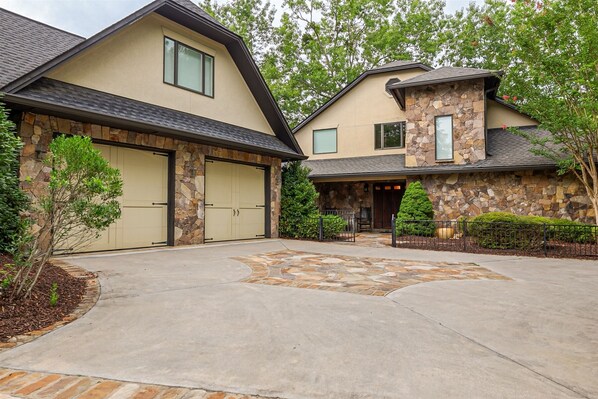 Beautifully landscaped property with gated privacy