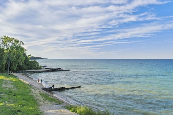 The largest  of the 4 private beaches in our neighborhood. 