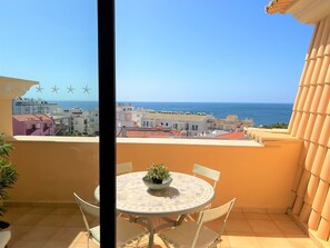 Balcony with sea view