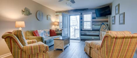 Ocean Isle Beach Vacation Rental | 2BR | 2BA | 986 Sq Ft | Stairs to Enter