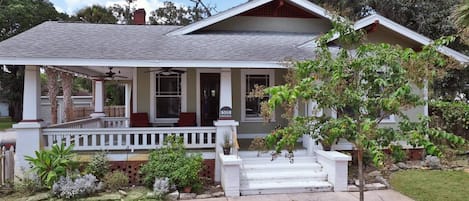 Large wrap around front porch.