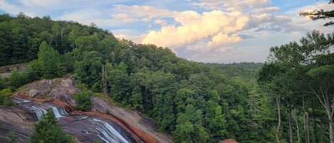 A little Sunset over the Falls