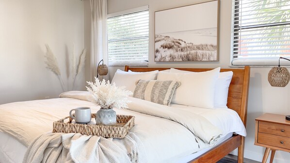 Master bedroom with private  bathroom 