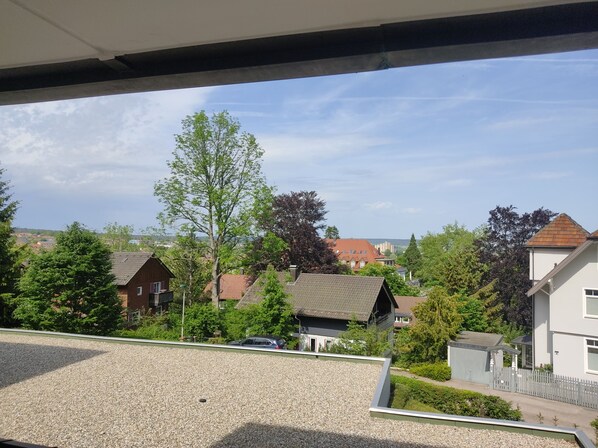 Blick von der Unterkunft