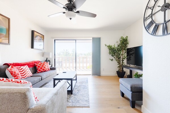 Living room with TV