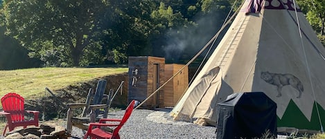 Enceinte de l’hébergement