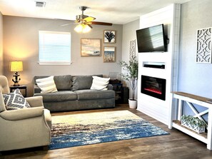 Comfortable and open spaced living room