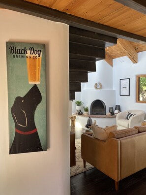 Fun and Kitschy art throughout the house.