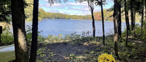 view from fire pit