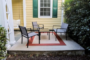 Front patio seating
