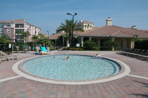 Kids pool at the main pool area right outside our condo