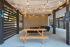 KDH190: DreamCatcher | LL Patio area with picnic tables and seating