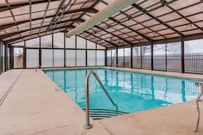 Pool #3 is INDOOR and up at the clubhouse!  Open year round!