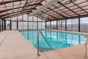Pool #3 is INDOOR and up at the clubhouse! Open year round!